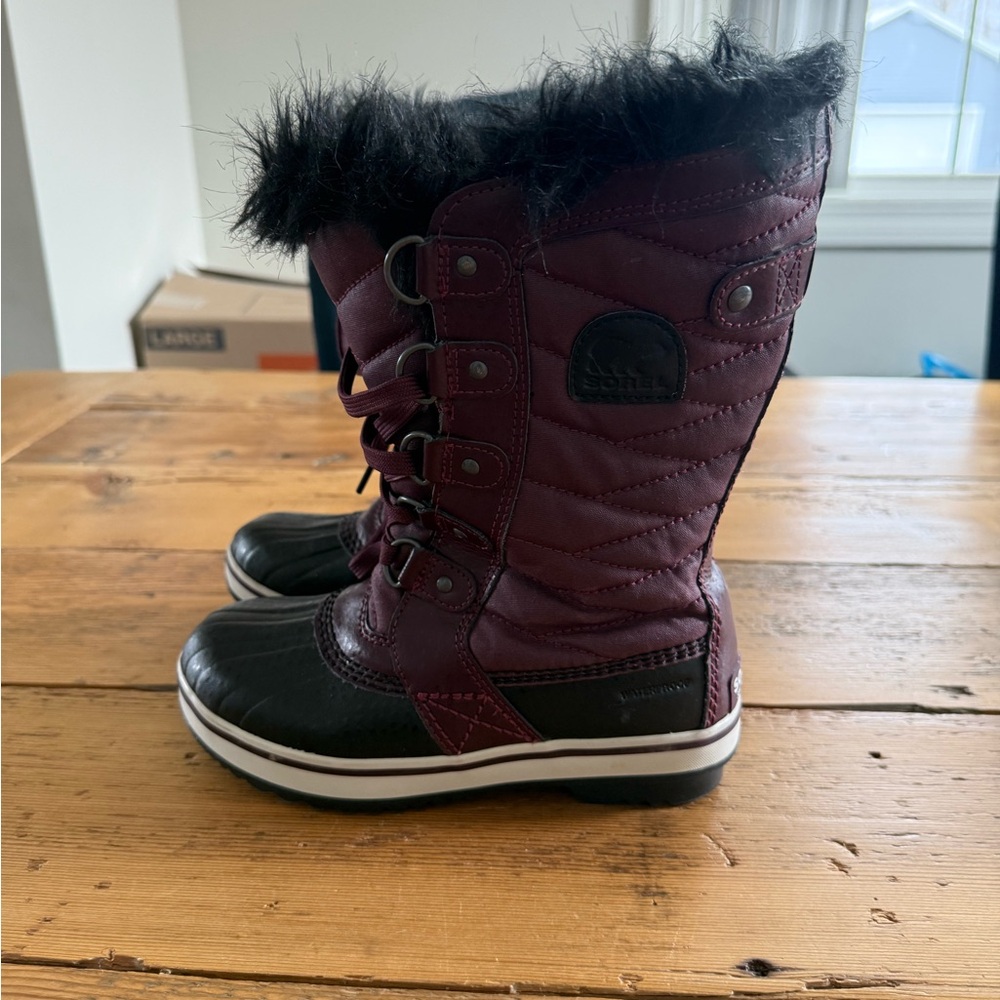 SOREL Tofino Girls Snow Boots Size 1